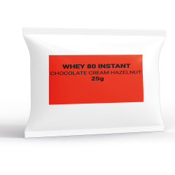 Whey 80 instant 25g - okoldov krm s lskovmi oechy